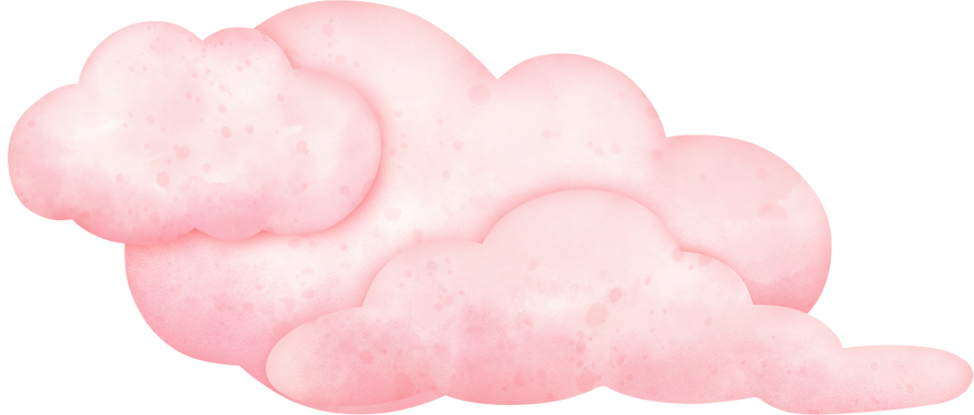Pink Cloud Watercolor