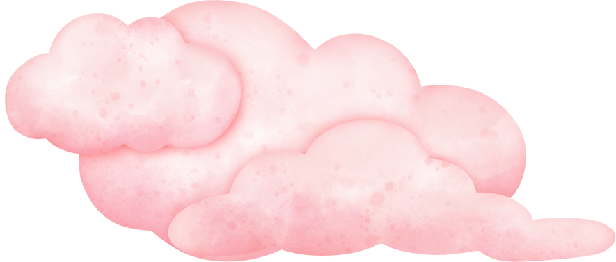 Pink Cloud Watercolor